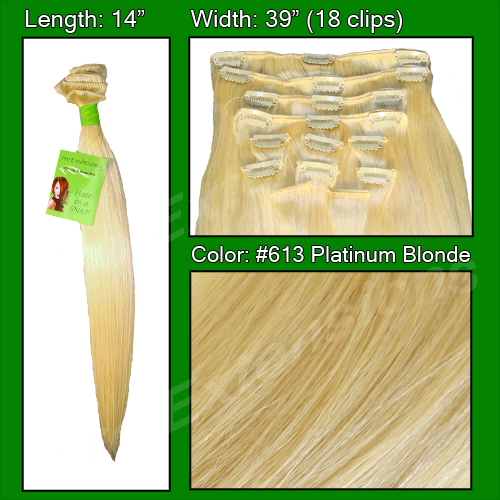 #613 Platinum Blonde - 14 inch