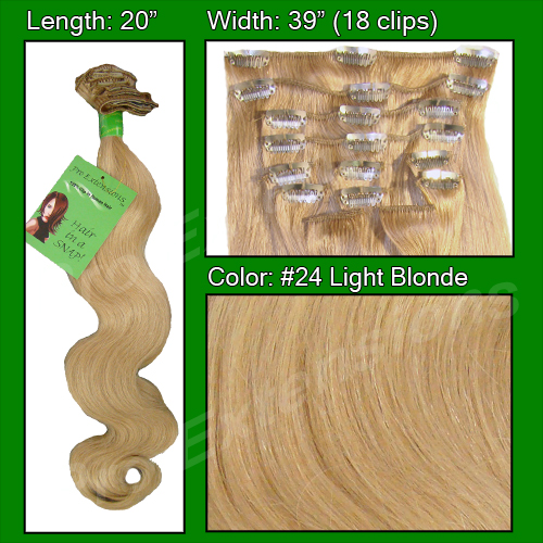 #24 Light Blonde - 20 inch Body Wave