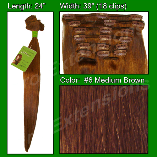 #6 Medium Brown - 24 inch REMI