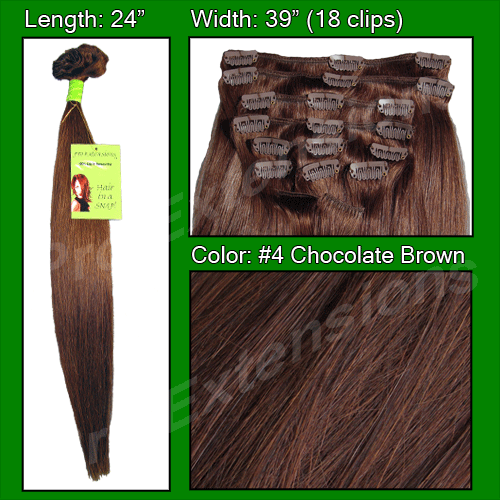 #4 Chocolate Brown - 24 inch REMI