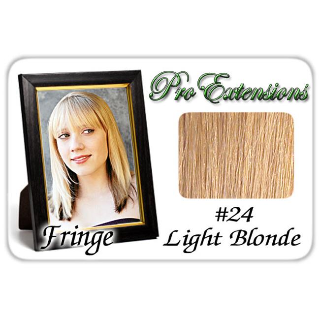 #24 Light Blonde Pro Fringe Clip In Bangs