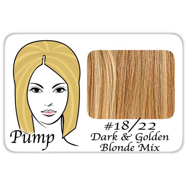 #18/22 Dark Blonde w/ Golden Highlights Pro Pump