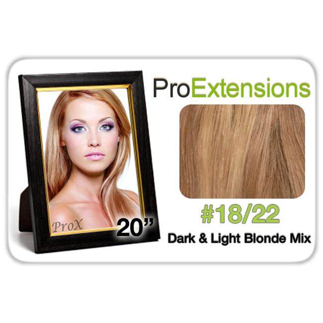 Pro Lace 20", #18/22 Dark Blonde w/Light Blonde Highlights 