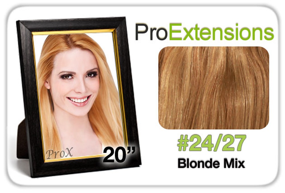 Pro Lace 20", #24/27 Light Blonde w/Dark Blonde Highlights 