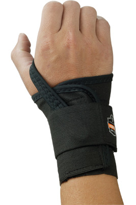 Ergodyne ProFlex 4000 Single-Strap Wrist Support - Right-handed - Black