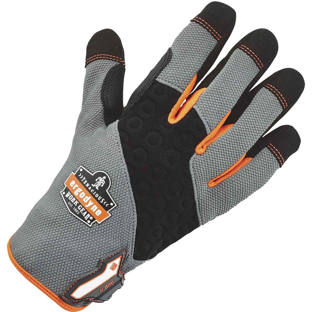 Ergodyne ProFlex 820 High-abrasion Handling Gloves - 11 Size Number - XXL Size - Gray - Pull-on Tab, Abrasion Resistant, Reinfor