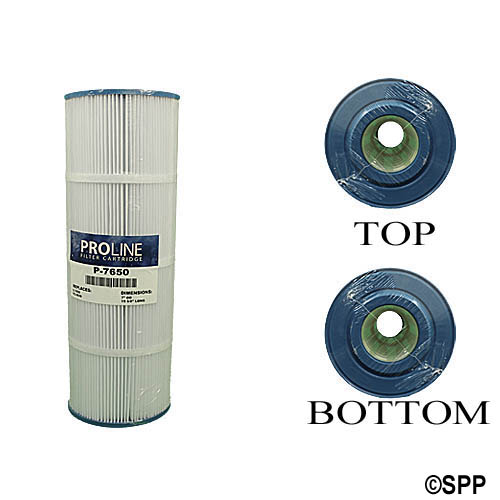 Filter Cartridge, Proline, Diameter: 7", Length: 19-5/8", Top: 3" Open, Bottom: 3" Open, 50 sq ft