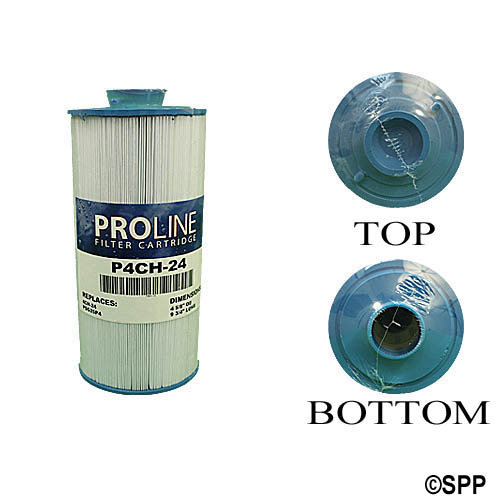 Filter Cartridge, Proline, Diameter: 4-5/8", Length: 9-3/4", Top: Handle, Bottom: 1-1/2" MPT, 25 sq ft