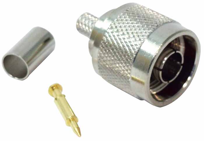 N Male Crimp Connector For Rg8X