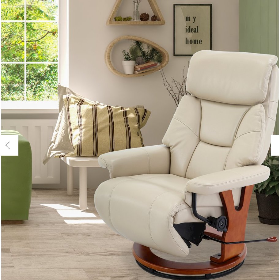 Relax-R Bishop Recliner Cobblestone Air Leather