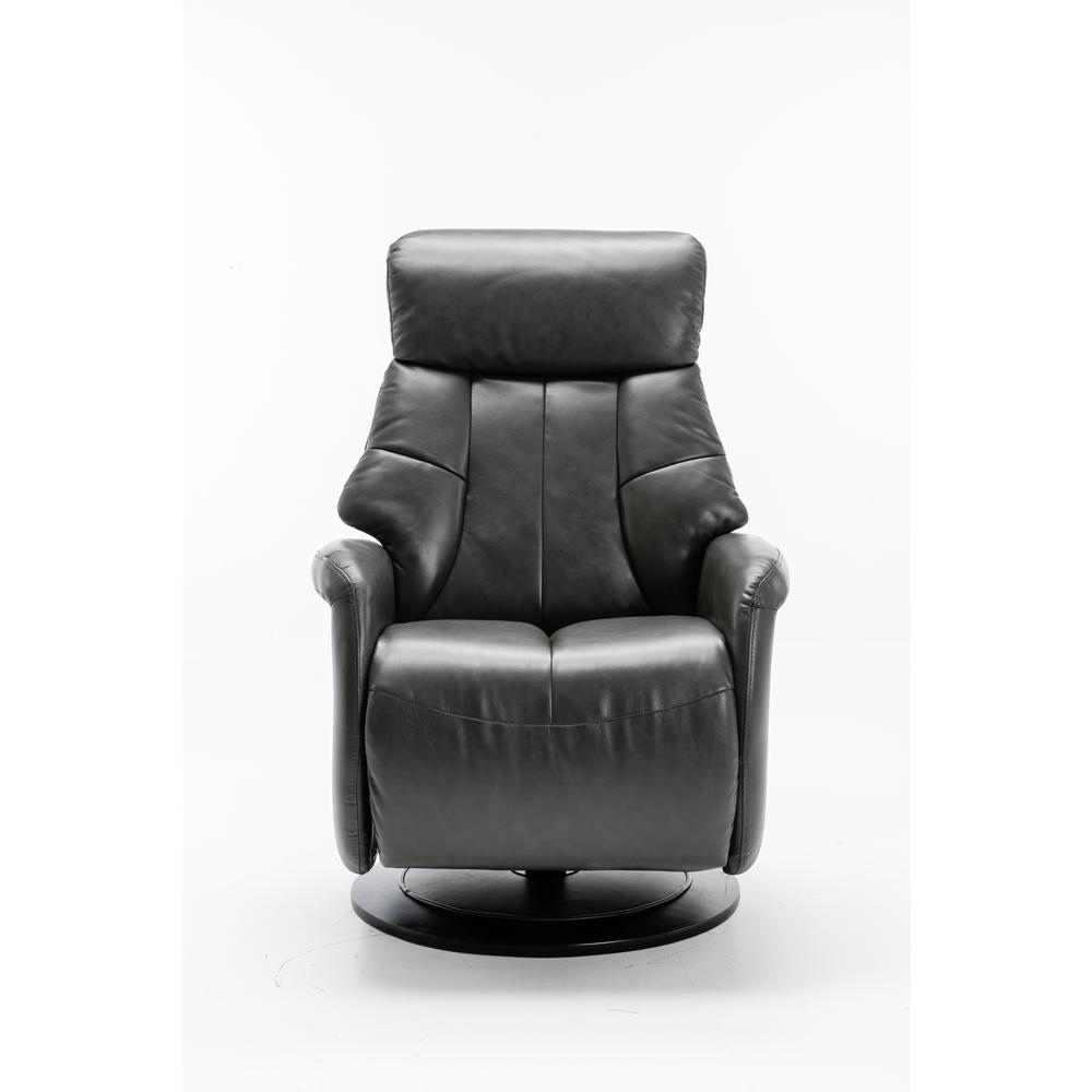 Relax-R Orleans Recliner in Charcoal Air Leather