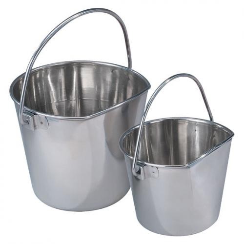 ProSelect Stainless Flat Sided Pail - 1qt SS