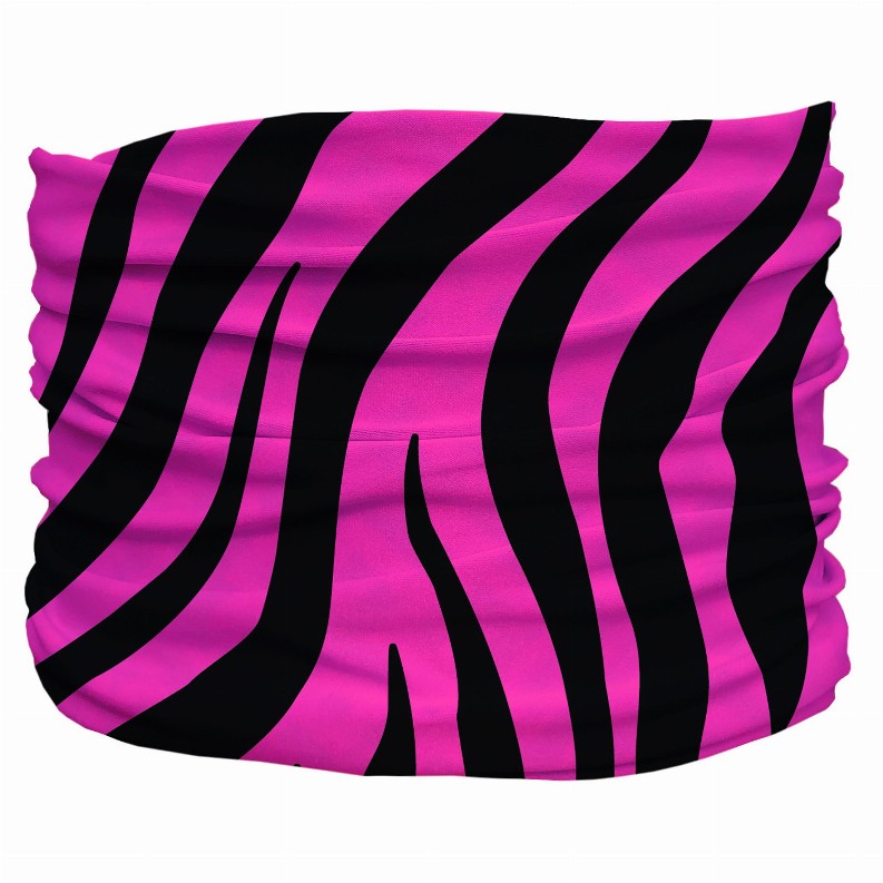 Zebra Pup Scruff - Medium Pink