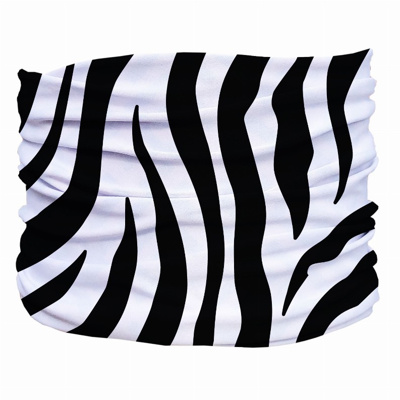 Zebra Pup Scruff - Medium White,Black