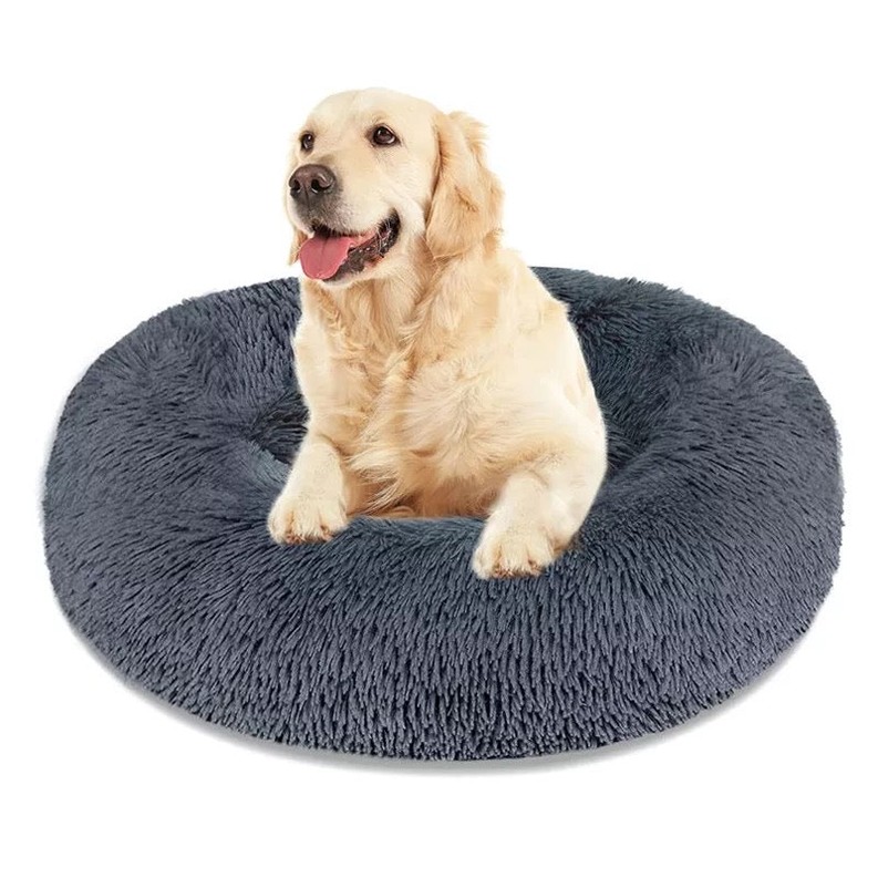 Donut Dog Bed Medium Beige
