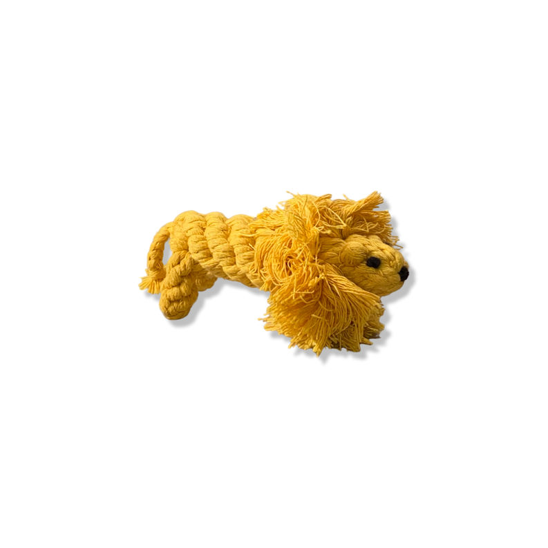 Lion Rope Dog Toy