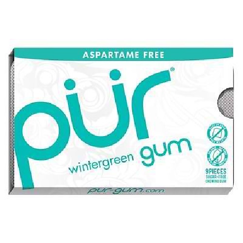 Pur Gum Pur Gum Wintergreen 9 Pc (12X12.6 Gram)