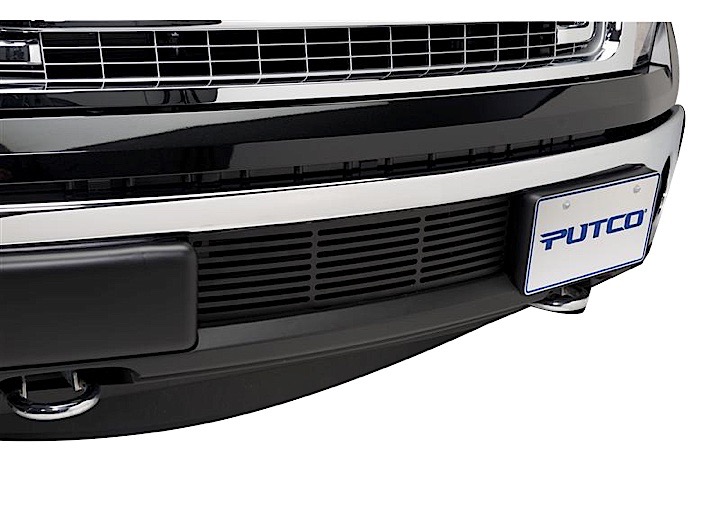 11-14 F150 ECOBOOST STAINLESS BLACK BAR GRILLE W/O HEATER PLUG