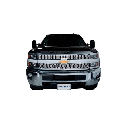15-18 SILVERADO 2500/3500 PUNCH STAINLESS STEEL GRILLES