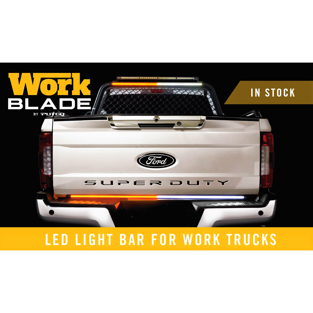 24in Light Bar Amber and White