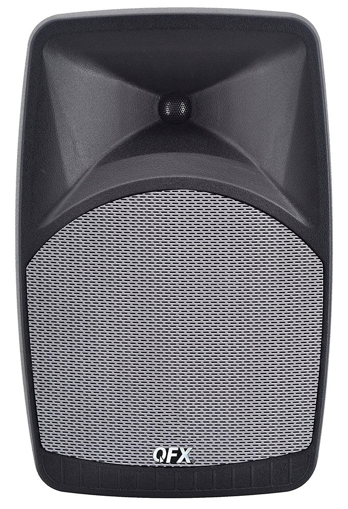 Qfx PBX38GRAY Gray Elite 8 In Portable Karaoke Speaker With