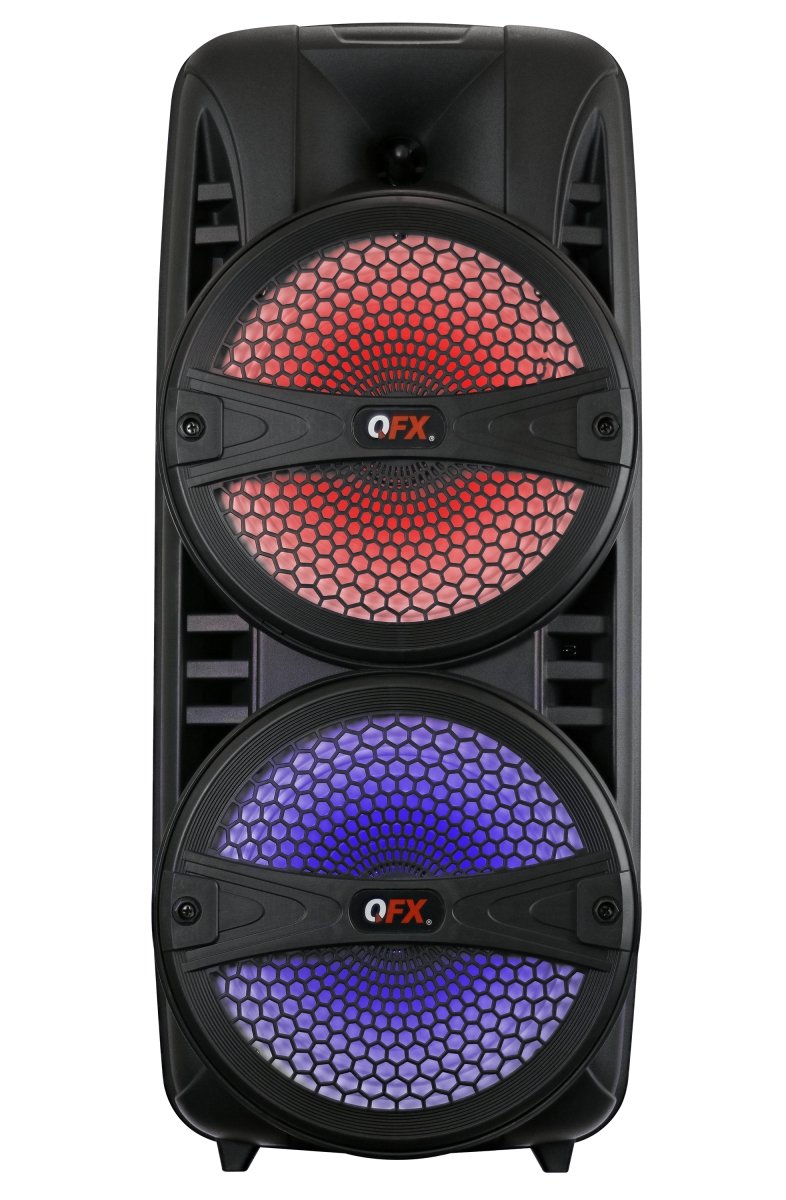 Qfx PBX-8181 Tws-Link Dual 8 Inch Party Speakers Bluetooth