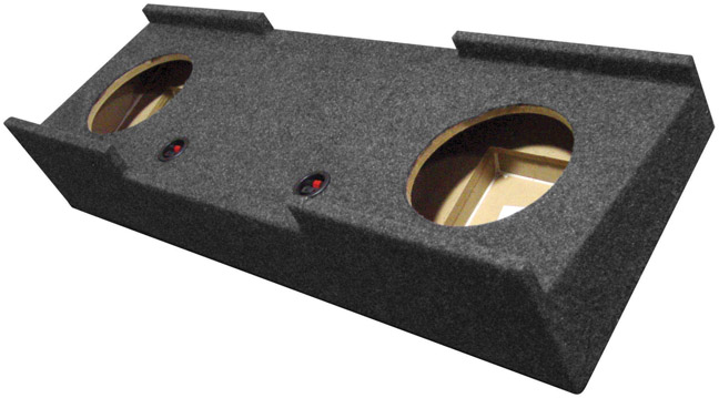 QPower GMC/Chevy Crew Cab '07-'13 Dual 10" Empty Woofer Box