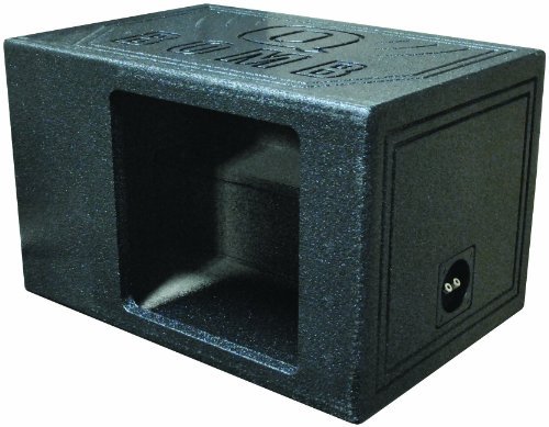 Qpower Single 12" Bomb BoxSquare Ported Square Woofer opening