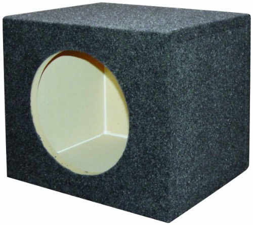EMPTY WOOFER BOX 10" SQUARE QPOWER