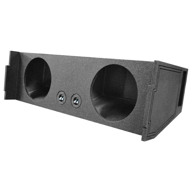 QPower "QBOMB" Dual 12" Vented Empty Woofer Box - All Full Size SUV