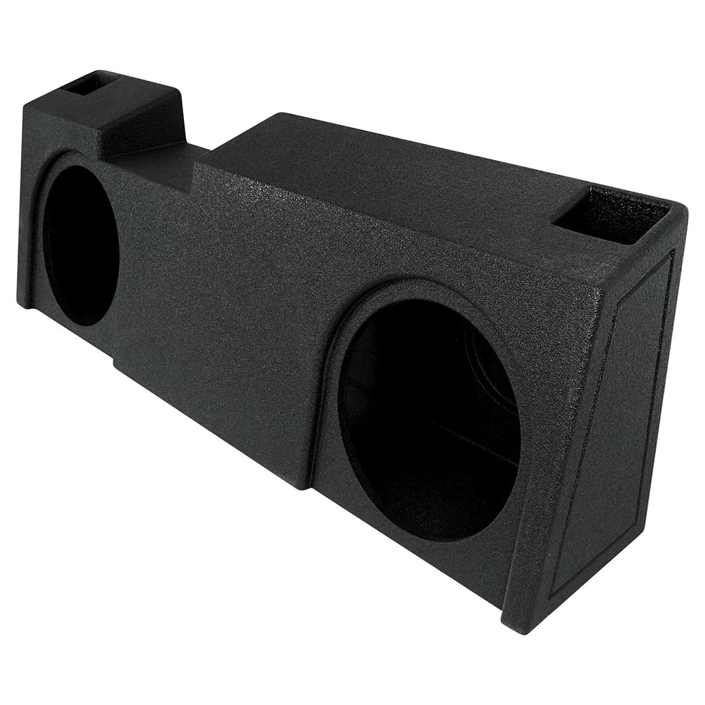 QPower "QBOMB" Chevy/GMC Crew Cab or Double Cab '19-'22 Dual 10" Vented Empty Woofer Box