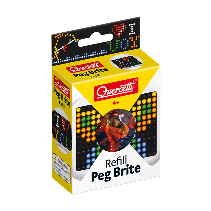 Peg Brite Refill, 6 Colors, Pack of 180