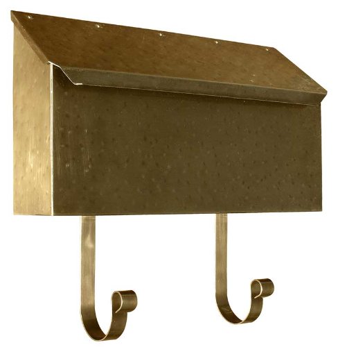 Provincial Collection Brass Mailboxes (horizontal) in Antique Hammered Brass
