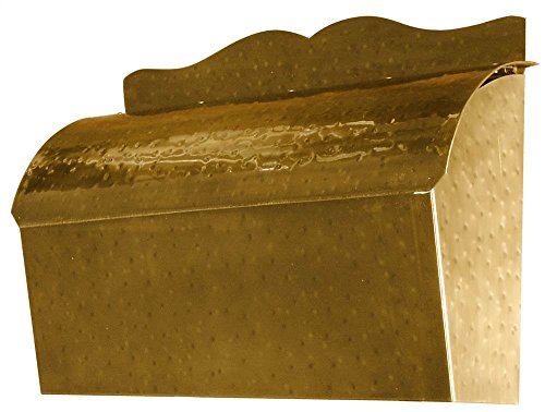 Provincial Collection Brass Mailboxes (roll top) in Antique Hammered Brass