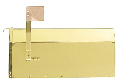 Provincial Collection Brass Mailboxes (rural) in Smooth Polished Brass