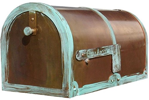 Provincial Collection Brass Mailboxes (rural) MB-3000 in Antiqued Patina Brass