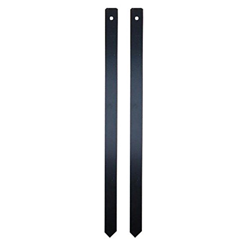 Aluminum Lawn Stakes (per pair) 1"wide x 18"long, Black only