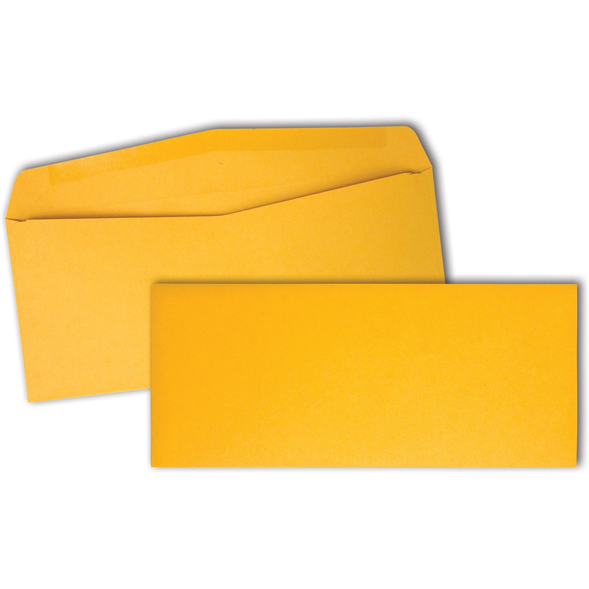 Quality Park Kraft Regular Business Envelopes - Business - #10 - 4 1/8" Width x 9 1/2" Length - 28 lb - Gummed - Kraft - 500 / B