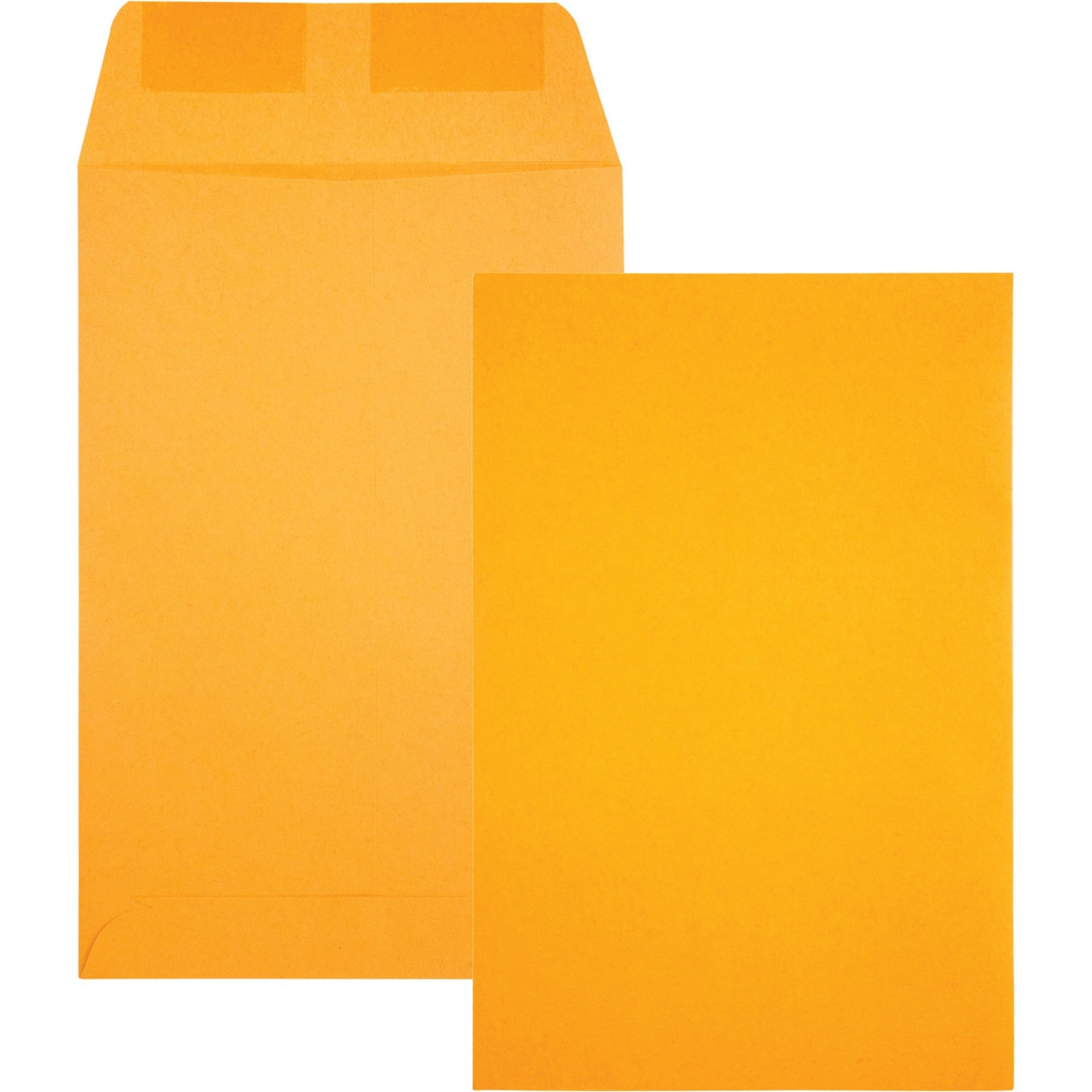 Quality Park Kraft Catalog Envelopes - Catalog - 6" Width x 9" Length - 28 lb - Gummed - Kraft - 500 / Box - Kraft