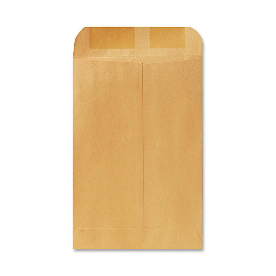 Quality Park Kraft Catalog Envelopes - Catalog - #1 3/4 - 6 1/2" Width x 9 1/2" Length - 28 lb - Gummed - Kraft - 500 / Box - Br