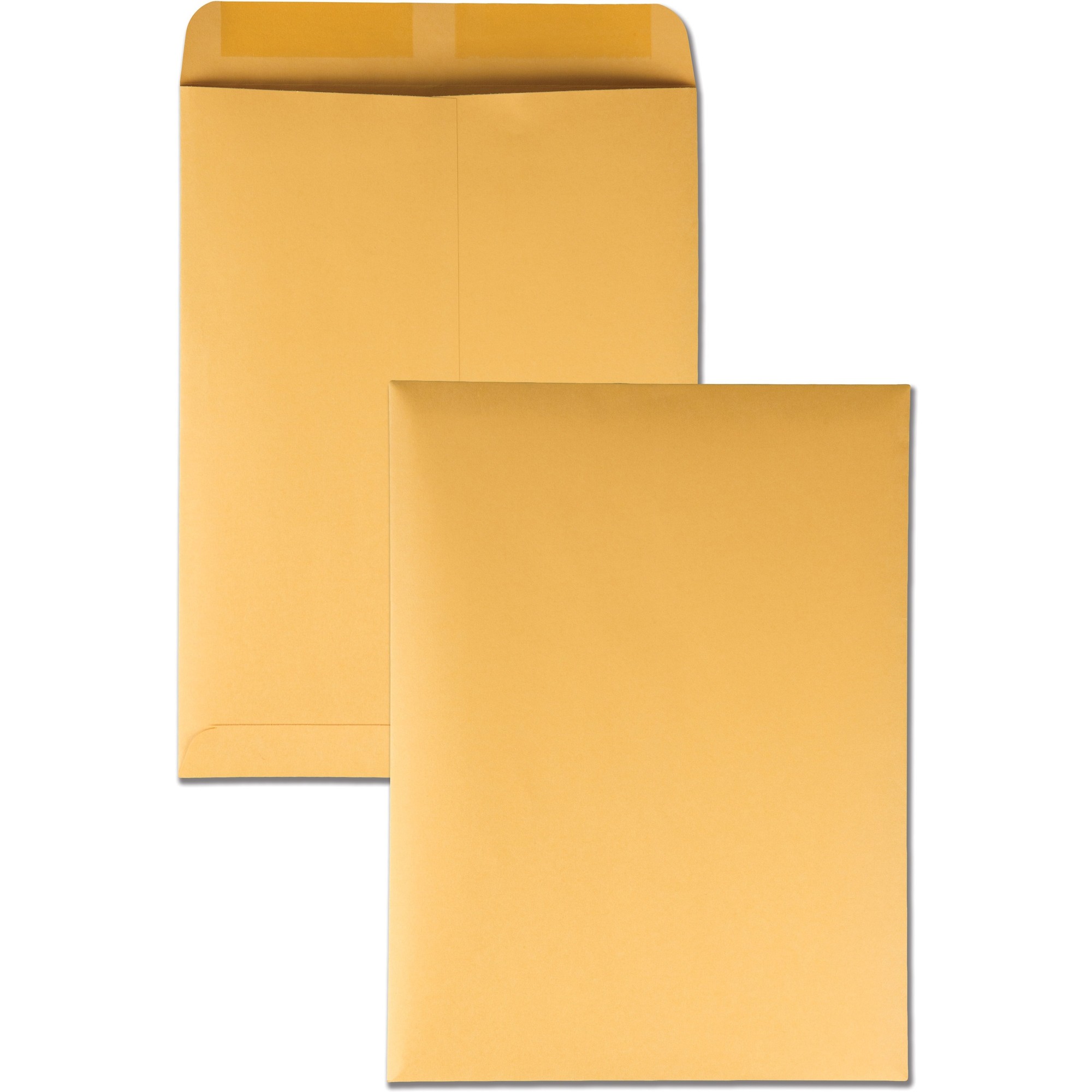 Quality Park Kraft Catalog Envelopes - Catalog - #10 1/2 - 9" Width x 12" Length - 28 lb - Gummed - Kraft - 250 / Box - Brown