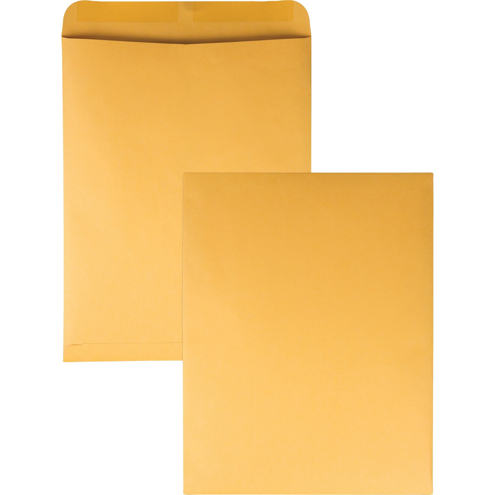 Quality Park Kraft Catalog Envelopes - Catalog - #15 1/2 - 12" Width x 15 1/2" Length - 28 lb - Gummed - Kraft - 100 / Box - Kra