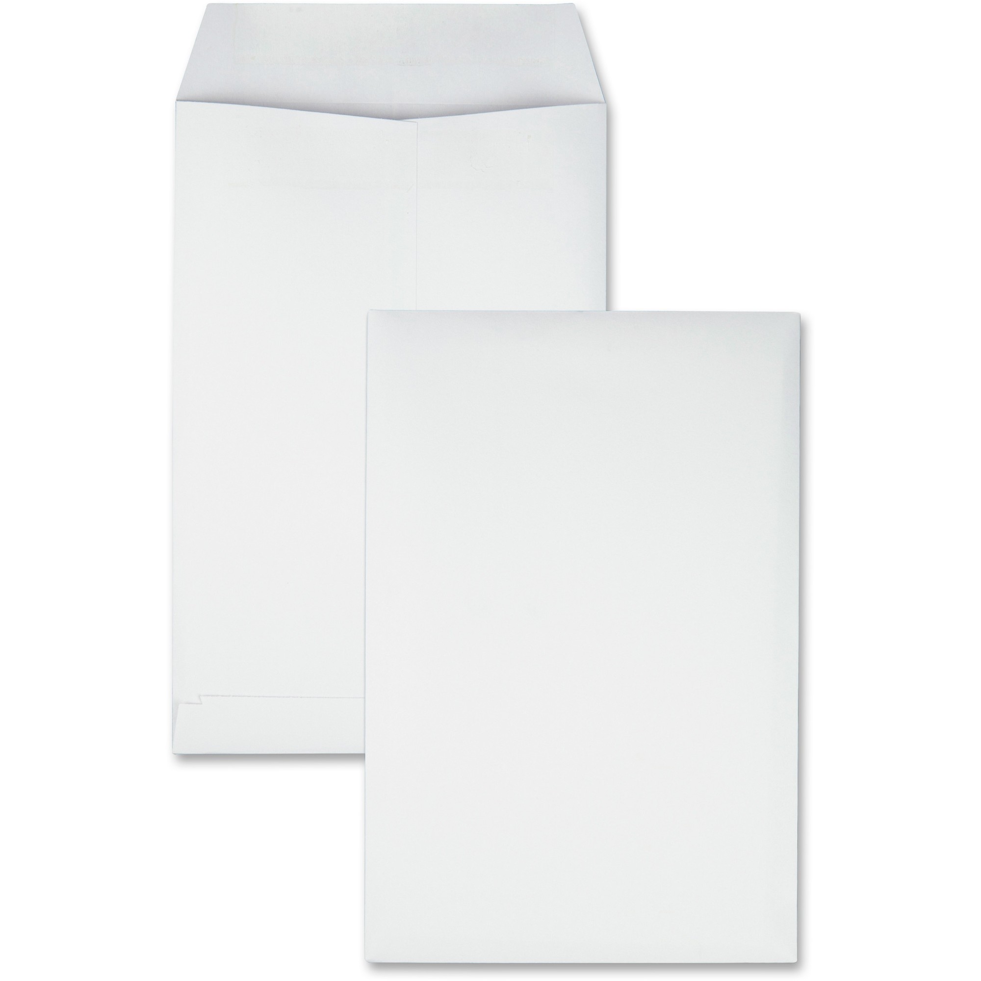 Quality Park Redi-Seal White Catalog Envelopes - Catalog - #1 - 6" Width x 9" Length - 28 lb - Self-sealing - 100 / Box - White