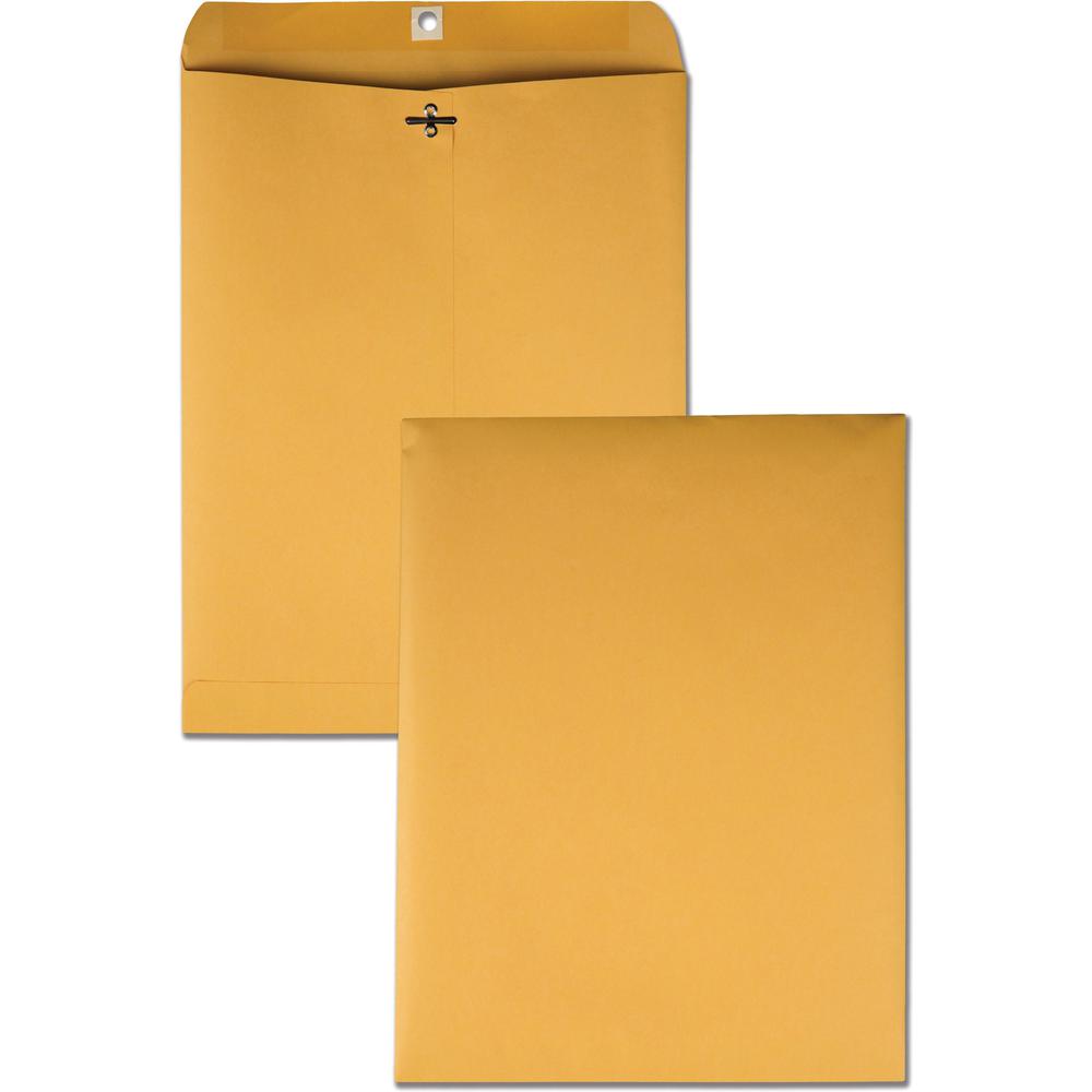 Quality Park Clasp Envelopes with Dispenser - Clasp - #97 - 10" Width x 13" Length - 28 lb - Clasp - 250 / Box - Kraft