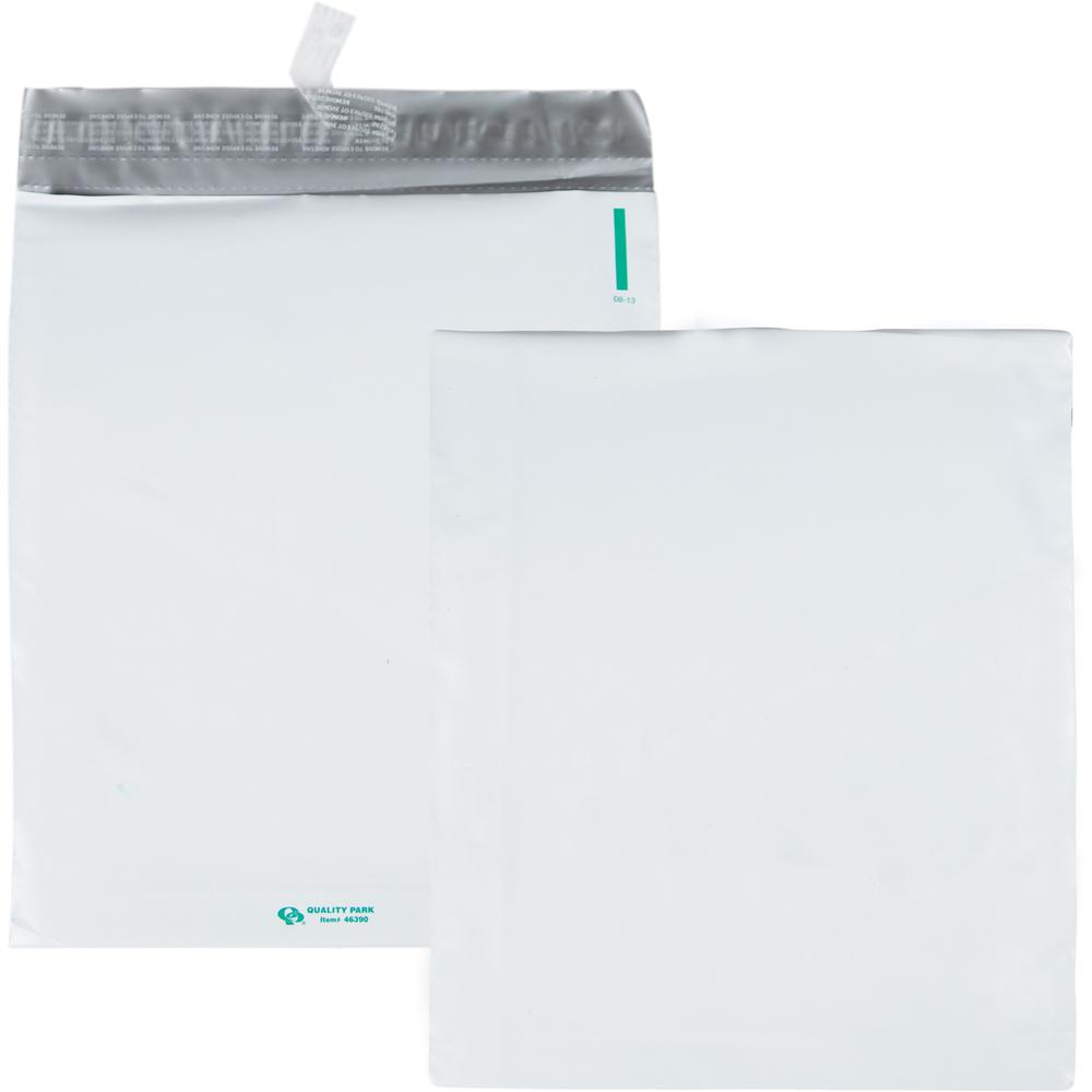 Quality Park Open-End Poly Expansion Mailers - Expansion - 11" Width x 13" Length - 2" Gusset - Self-sealing - Polyethylene - 10