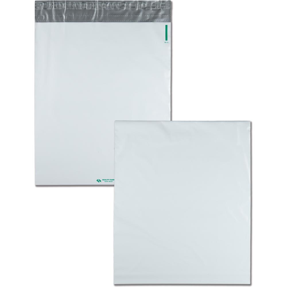 Quality Park Open-End Poly Expansion Mailers - Expansion - 13" Width x 16" Length - 2" Gusset - Self-sealing - Polyethylene - 10