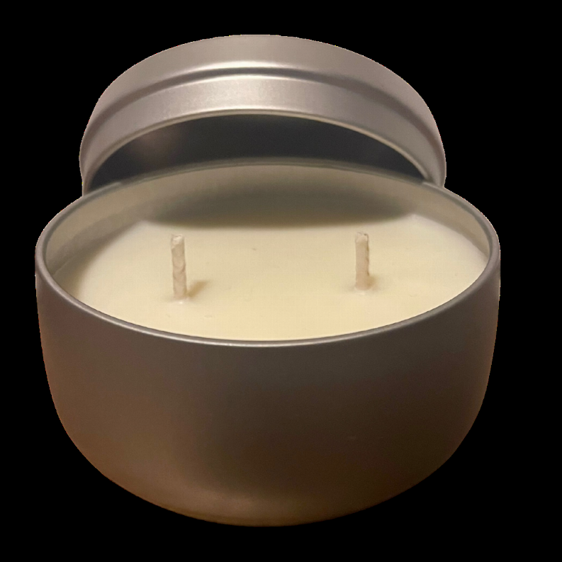 Double Wick Candles - Berry Blossom - Berry Blossom - Silver