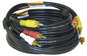 RCA VH914R Stereo A/V Cable (12ft)