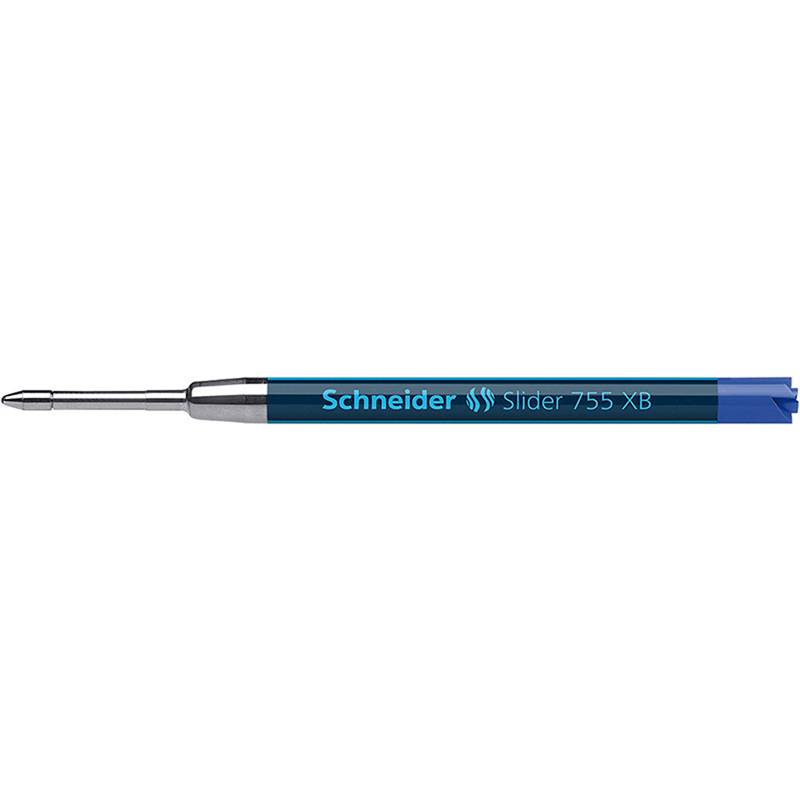 Slider 755 XB Ballpoint Pen Refill, Viscoglide Ink, Blue