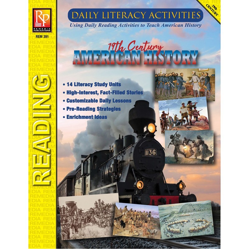 Daily Literacy Activities: 19th Century American History Reading